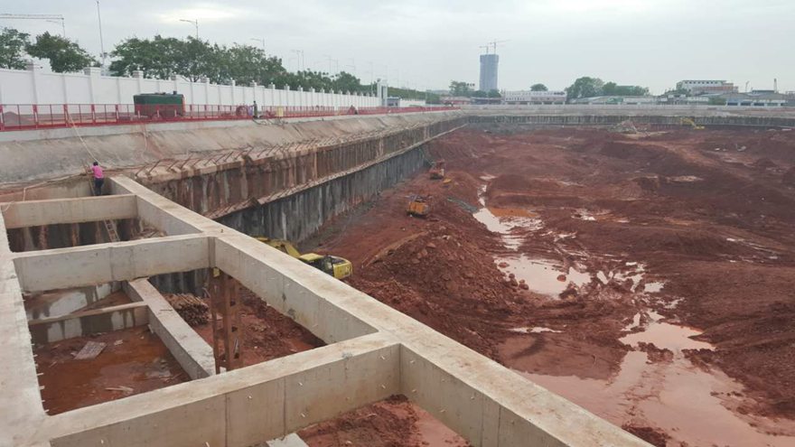 湛江徐闻县清华园基坑支护工程